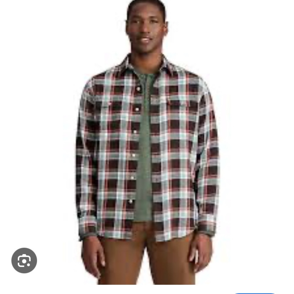 IZOD MOUNTAIN TWILL BUTTON DOWN SHIRT
